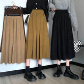 Faldas largas elegantes de cintura alta